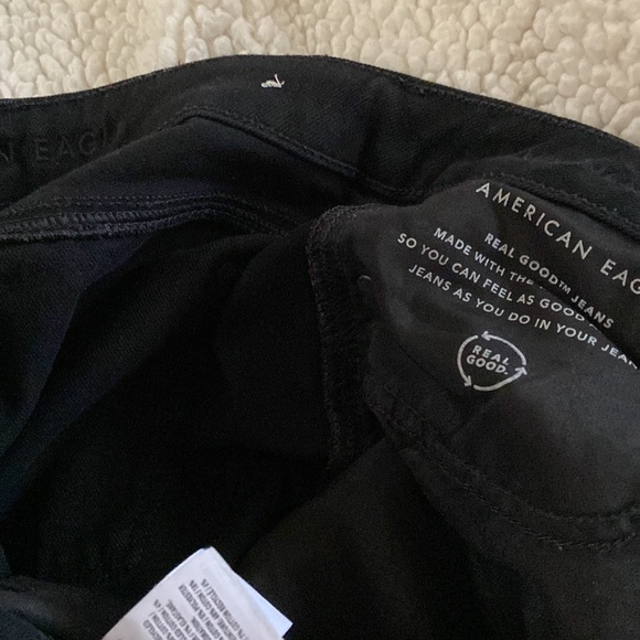 AE black destressed denim jeans New without tags - Picture 5 of 9